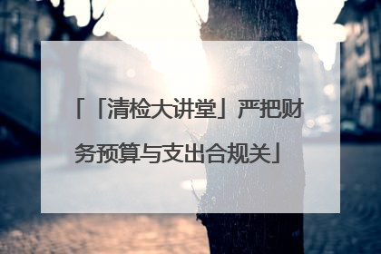 「清检大讲堂」严把财务预算与支出合规关