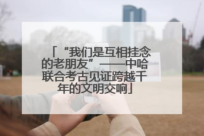 “我们是互相挂念的老朋友”——中哈联合考古见证跨越千年的文明交响