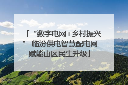 “数字电网+乡村振兴” 临汾供电智慧配电网赋能山区民生升级