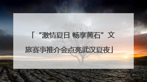 “激情夏日 畅享黄石”文旅赛事推介会点亮武汉夏夜