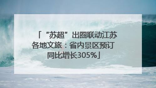 “苏超”出圈联动江苏各地文旅：省内景区预订同比增长305%