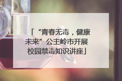 “青春无毒，健康未来”公主岭市开展校园禁毒知识讲座