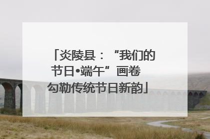 炎陵县：“我们的节日•端午”画卷 勾勒传统节日新韵