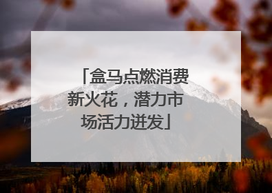 盒马点燃消费新火花，潜力市场活力迸发