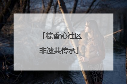 粽香沁社区 非遗共传承