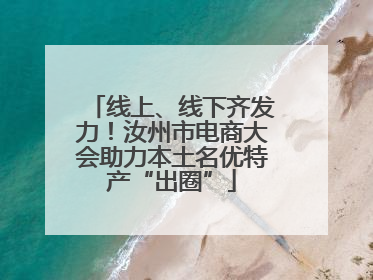 线上、线下齐发力！汝州市电商大会助力本土名优特产“出圈”