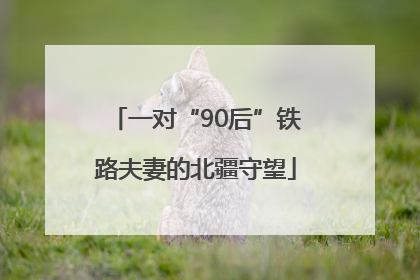 一对“90后”铁路夫妻的北疆守望