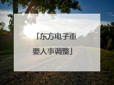 东方电子重要人事调整