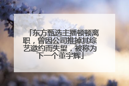 东方甄选主播顿顿离职，曾因公司推掉其综艺邀约而失望，被称为下一个董宇辉