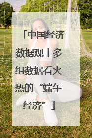 中国经济数据观丨多组数据看火热的“端午经济”