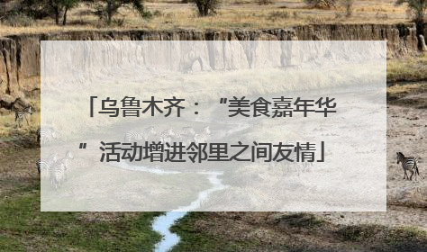 乌鲁木齐：“美食嘉年华”活动增进邻里之间友情
