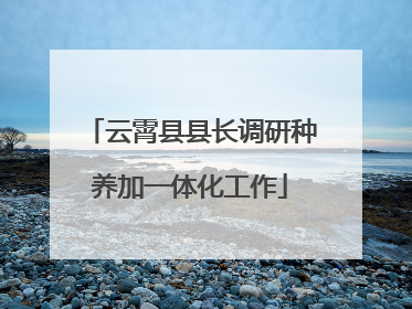 云霄县县长调研种养加一体化工作