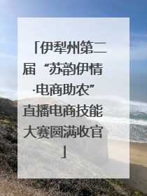 伊犁州第二届“苏韵伊情·电商助农”直播电商技能大赛圆满收官