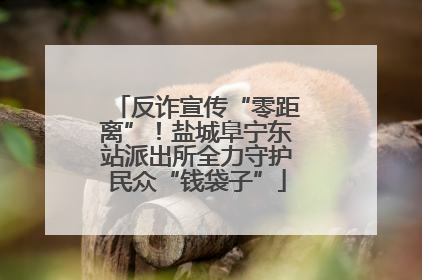 反诈宣传“零距离”！盐城阜宁东站派出所全力守护民众“钱袋子”