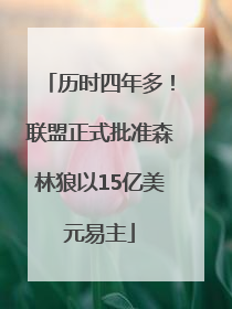 历时四年多！联盟正式批准森林狼以15亿美元易主