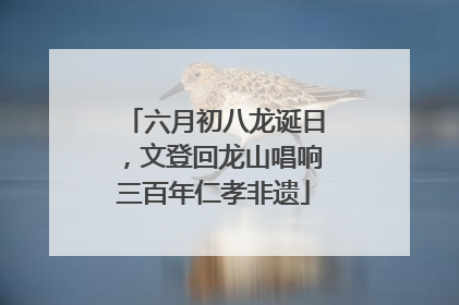 六月初八龙诞日，文登回龙山唱响三百年仁孝非遗