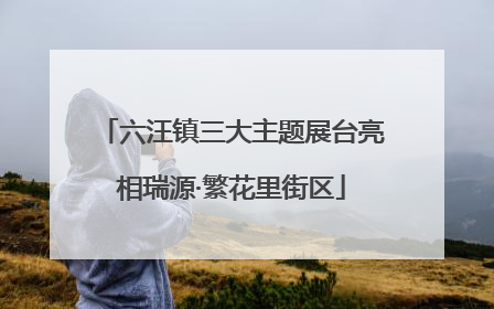六汪镇三大主题展台亮相瑞源·繁花里街区