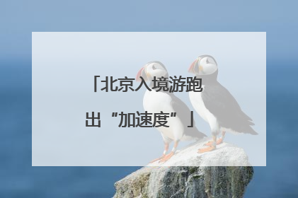 北京入境游跑出“加速度”