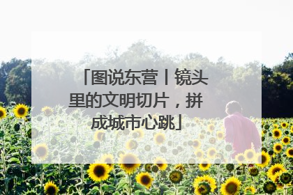 图说东营丨镜头里的文明切片，拼成城市心跳