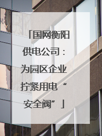 国网衡阳供电公司：为园区企业拧紧用电“安全阀”