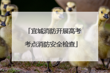 宜城消防开展高考考点消防安全检查