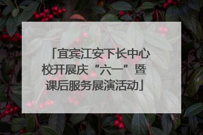 宜宾江安下长中心校开展庆“六一”暨课后服务展演活动