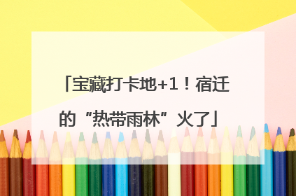 宝藏打卡地+1！宿迁的“热带雨林”火了