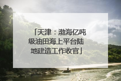 天津：渤海亿吨级油田海上平台陆地建造工作收官
