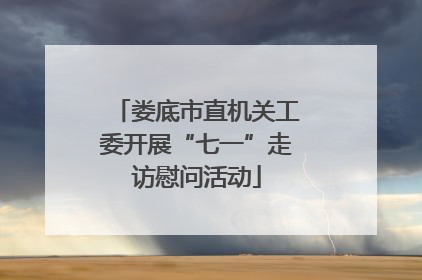 娄底市直机关工委开展“七一”走访慰问活动