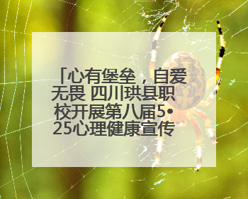 心有堡垒，自爱无畏 四川珙县职校开展第八届5•25心理健康宣传周活动