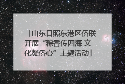山东日照东港区侨联开展“粽香传四海 文化凝侨心”主题活动