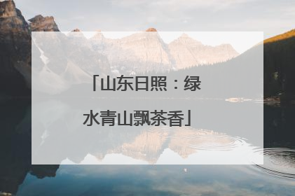 山东日照：绿水青山飘茶香