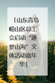山东青岛崂山区总工会启动“逐梦山海”文体活动嘉年华