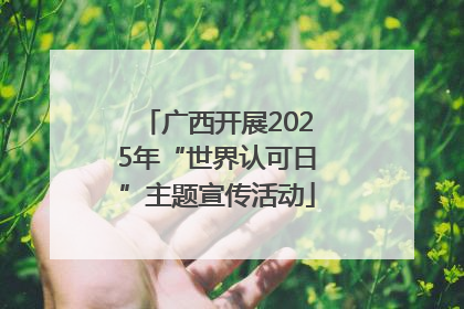 广西开展2025年“世界认可日”主题宣传活动
