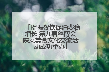 提振餐饮促消费稳增长 第九届丝博会陕菜美食文化交流活动成功举办