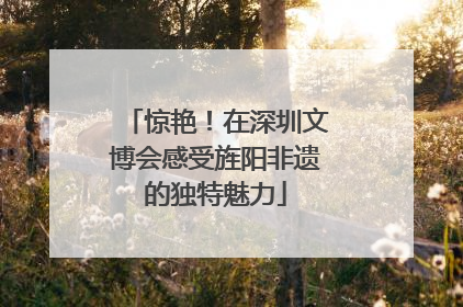 惊艳！在深圳文博会感受旌阳非遗的独特魅力