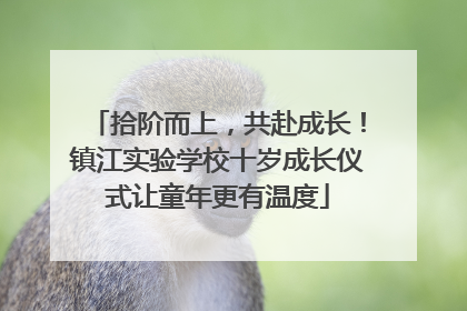 拾阶而上，共赴成长！镇江实验学校十岁成长仪式让童年更有温度