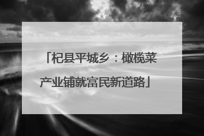 杞县平城乡：橄榄菜产业铺就富民新道路