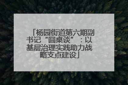 杨园街道第六期副书记“圆桌谈”：以基层治理实践助力战略支点建设