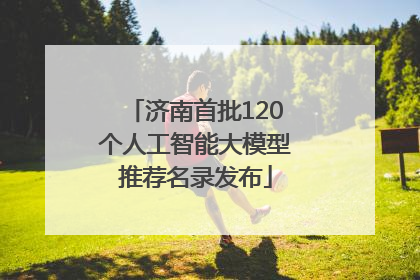 济南首批120个人工智能大模型推荐名录发布