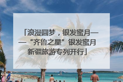 浪漫圆梦，银发蜜月——“齐鲁之星”银发蜜月新疆旅游专列开行