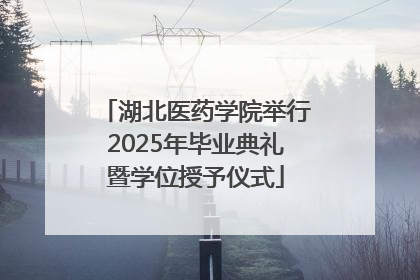 湖北医药学院举行2025年毕业典礼暨学位授予仪式
