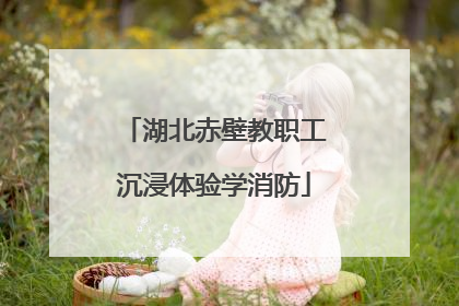 湖北赤壁教职工沉浸体验学消防