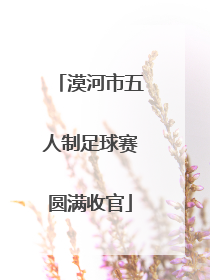 漠河市五人制足球赛圆满收官
