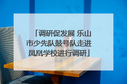 调研促发展 乐山市少先队鼓号队走进凤凰学校进行调研