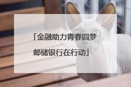 金融助力青春圆梦邮储银行在行动