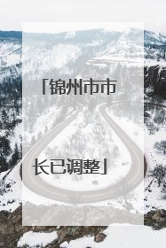 锦州市市长已调整