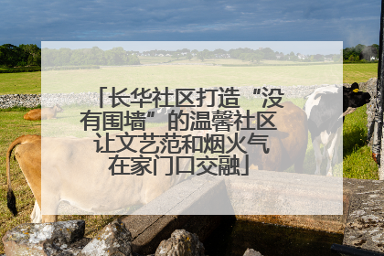 长华社区打造“没有围墙”的温馨社区 让文艺范和烟火气在家门口交融