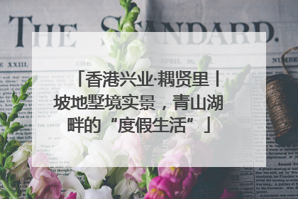 香港兴业·耦贤里丨坡地墅境实景，青山湖畔的“度假生活”
