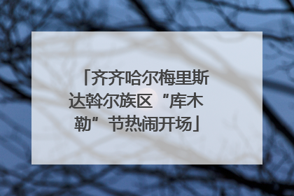 齐齐哈尔梅里斯达斡尔族区“库木勒”节热闹开场
